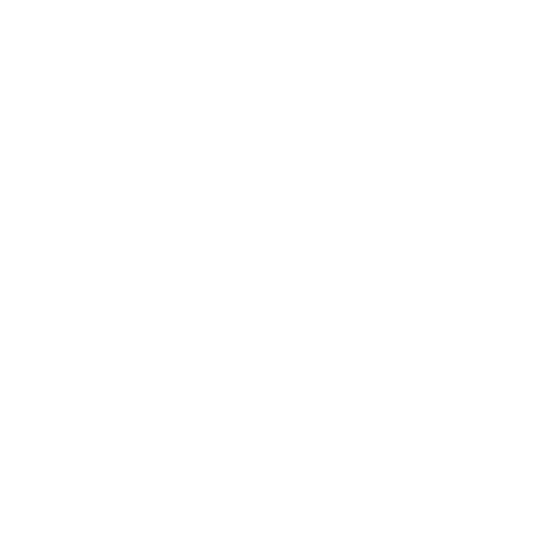 White line icon of an American Social disco ball with star-shaped sparkles.